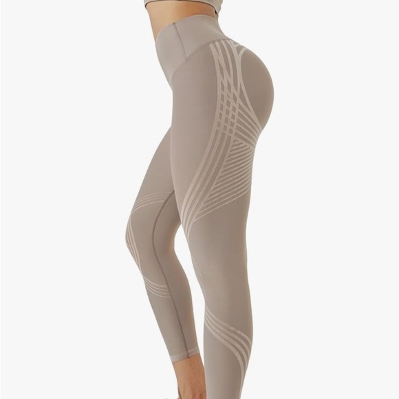 Fanka 7/8 High-Waist Tan Leggings - Picture 1 of 7